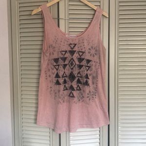Pink Graphic tank top